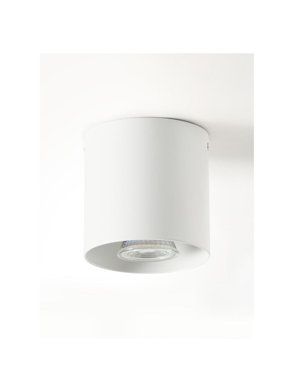 Faretto da soffitto Roda, Metallo verniciato a polvere, Bianco, Ø 10 x Alt.10 cm