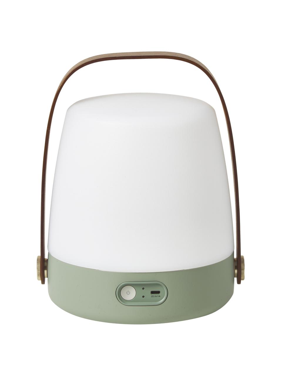 Mobilna lampa zewnętrzna z funkcją przyciemniania Lite-up, Oliwkowy zielony, Ø 20 x W 26 cm
