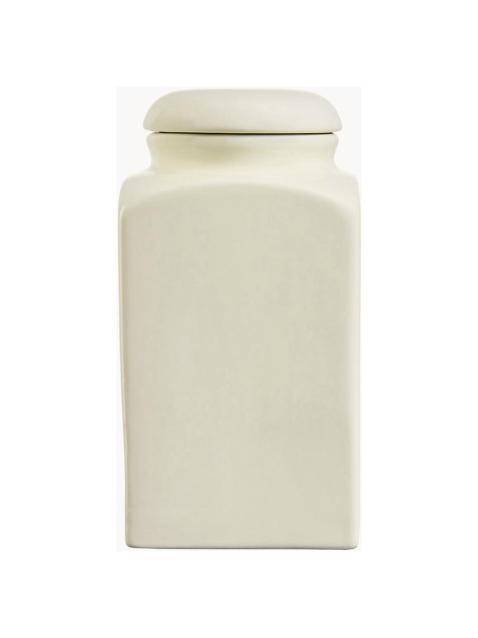 Bote Mrs Winterbottoms Salt, Gres, Blanco crema, negro, Ø 11 x Al 21 cm