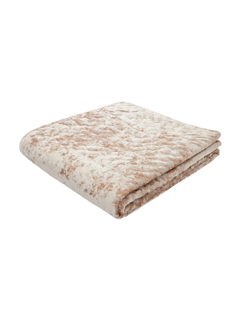 Fluwelen bedsprei Enid, Fluweel (100% polyester)
Oeko-Tex Standaard 100, Klasse 1, Beigetinten, B 230 x L 250 cm (voor bedden tot 180 x 200)