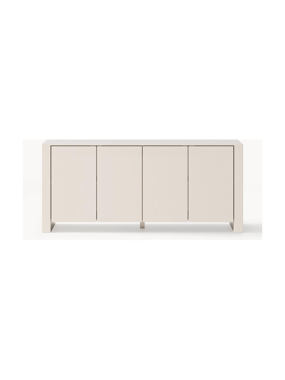 Enfilade Liv, Beige clair, larg. 170 x haut. 75 cm