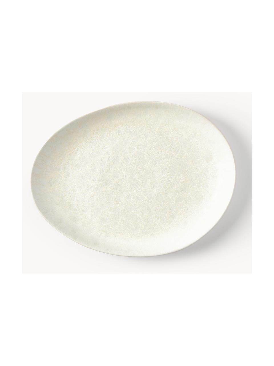 Vajilla artesanal Macey, 4 comensales (12 pzas.), Cerámica de gres, Marrón claro, blanco crema, terracota, 4 comensales (12 pzas.)