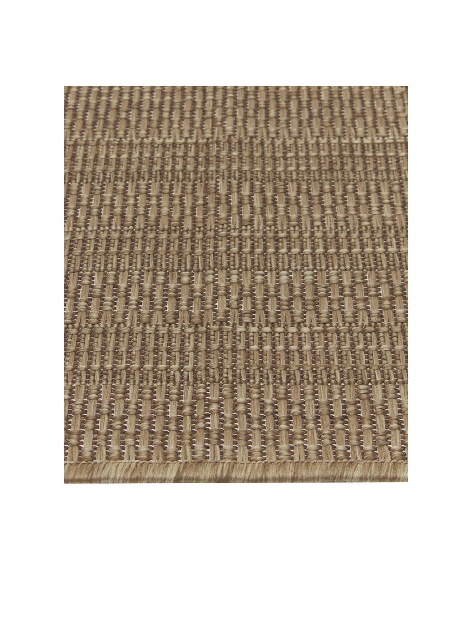 Tapis d'extérieur beige Liza, 100 % polypropylène, Beige, larg. 80 x long. 250 cm