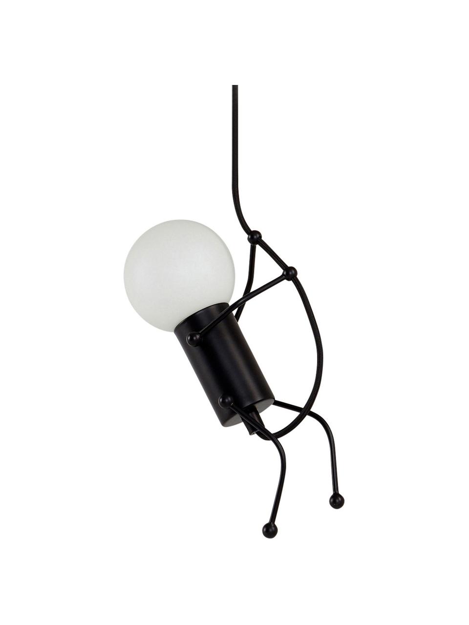 Lampa wisząca Gubbe, Stelaż: metal powlekany, Czarny, S 8 x D 350 cm