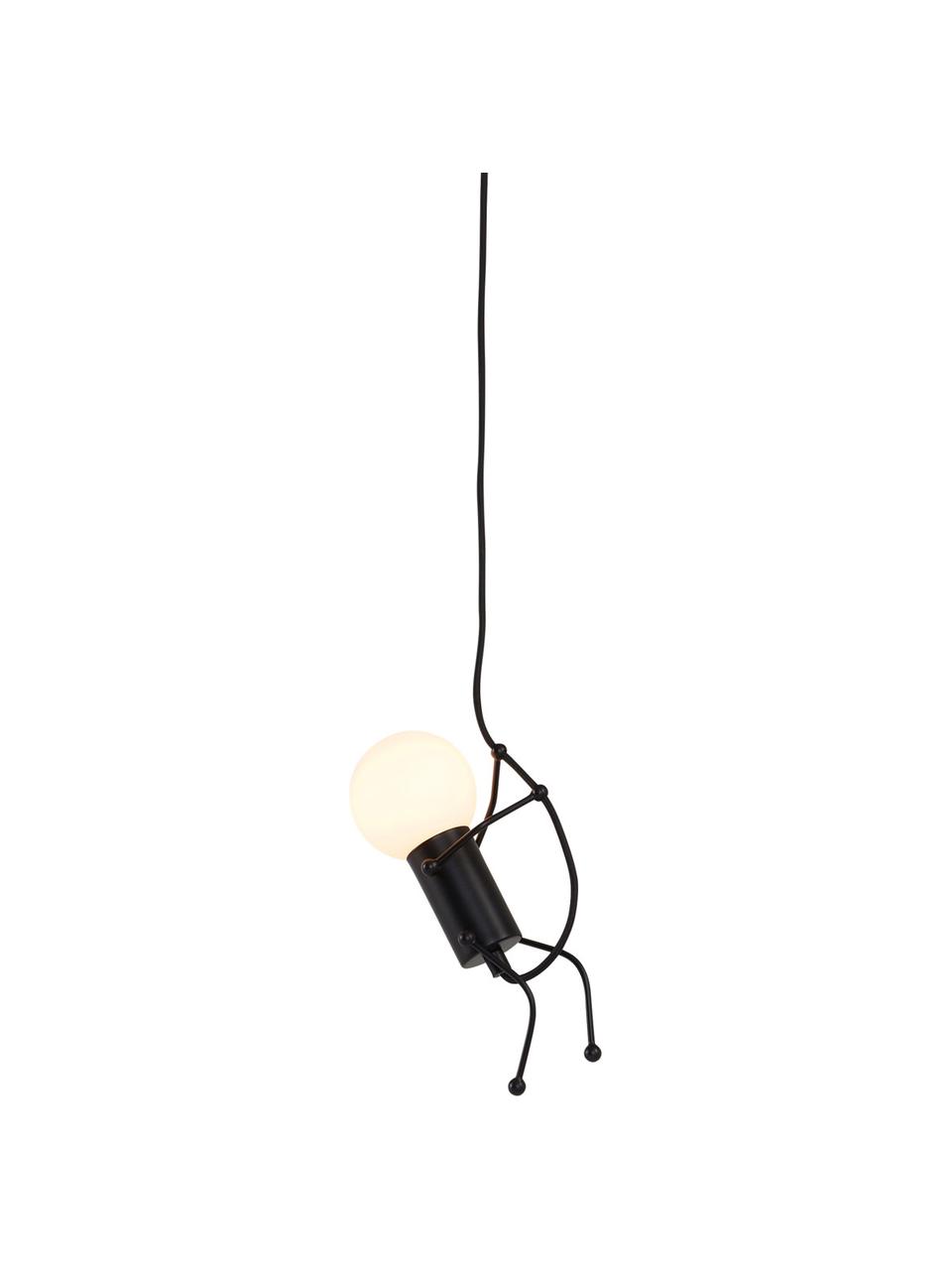 Lampa wisząca Gubbe, Stelaż: metal powlekany, Czarny, S 8 x D 350 cm