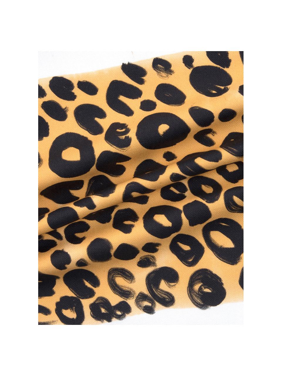 Designový povlak na polštář Leonore od Kery Till, 100 % bavlna, Hnědá, černá, Š 40 cm, D 40 cm