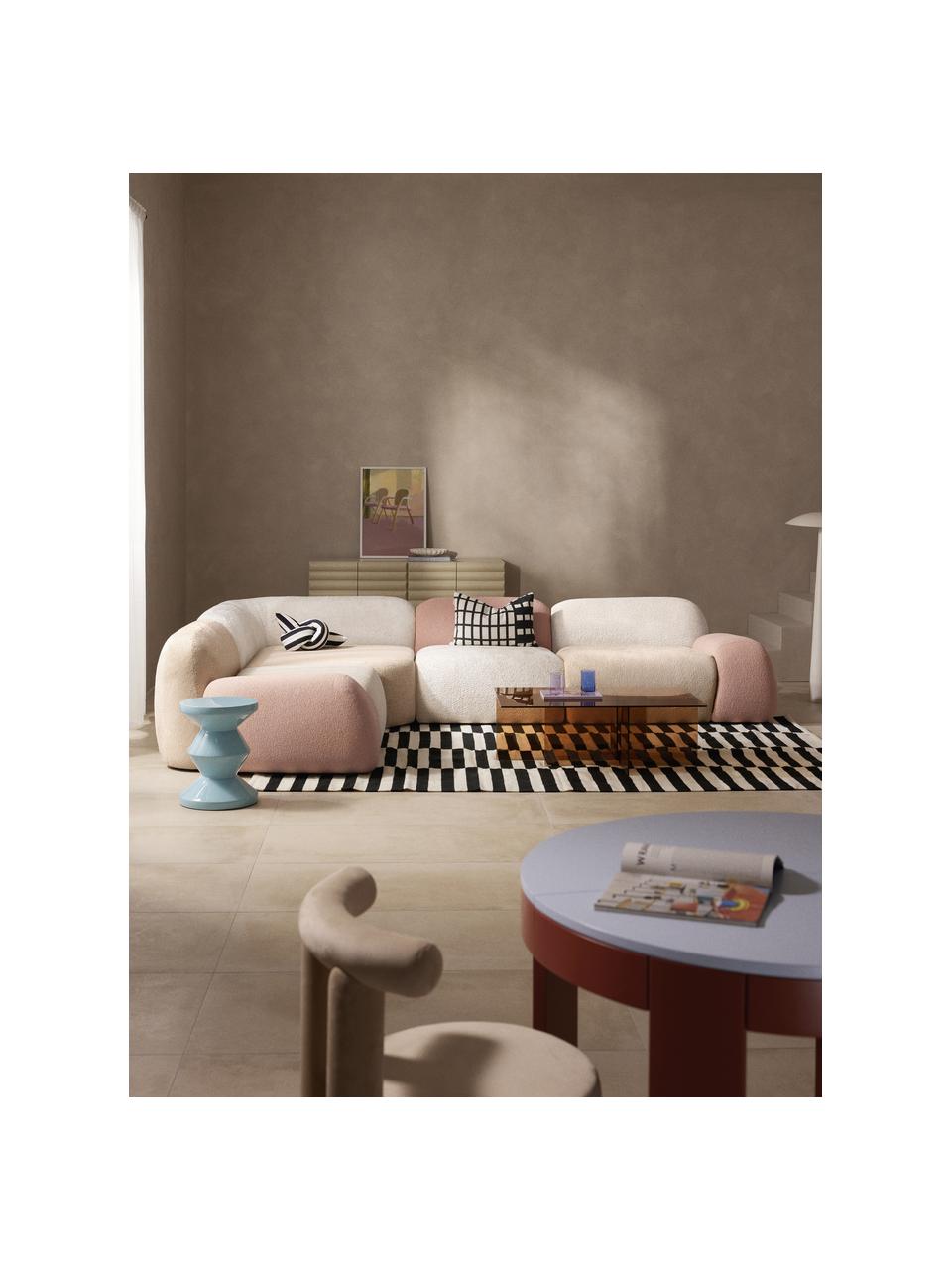 Canapé d'angle modulable 4 places Wolke, Fuorisalone Edition, Multicolore, larg. 349 x prof. 262 cm, méridienne à gauche