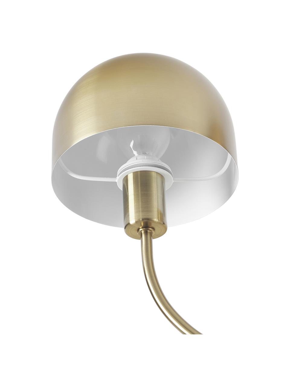 Plafoniera Eva, Struttura: metallo spazzolato, Dorato, Larg. 101 x Alt. 40 cm