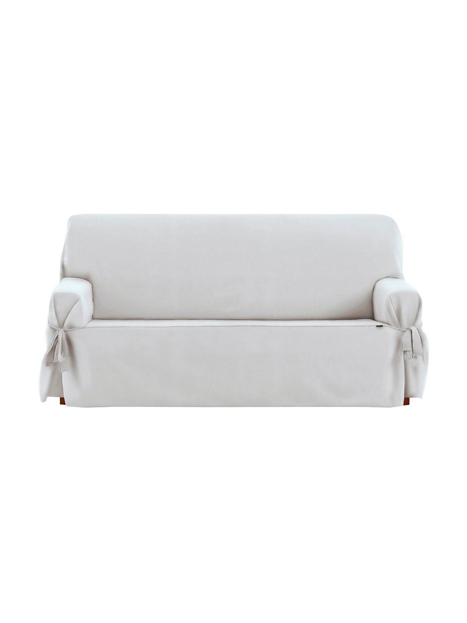 Housse de canapé Levante, 65 % coton, 35 % polyester, Couleur crème, larg. 200 x haut. 110 cm