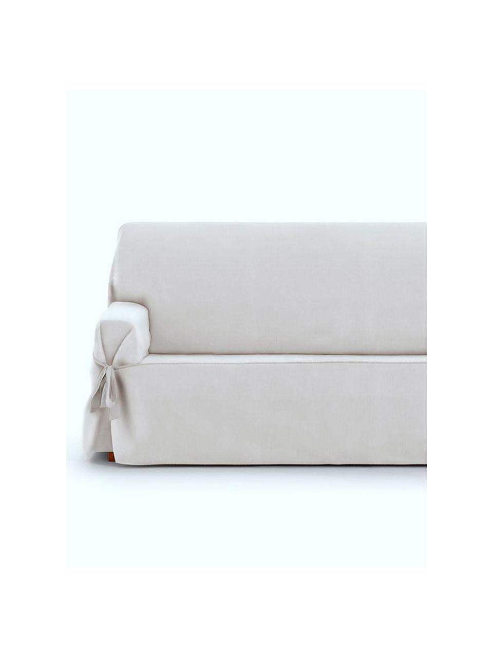 Housse de canapé Levante, 65 % coton, 35 % polyester, Couleur crème, larg. 200 x haut. 110 cm