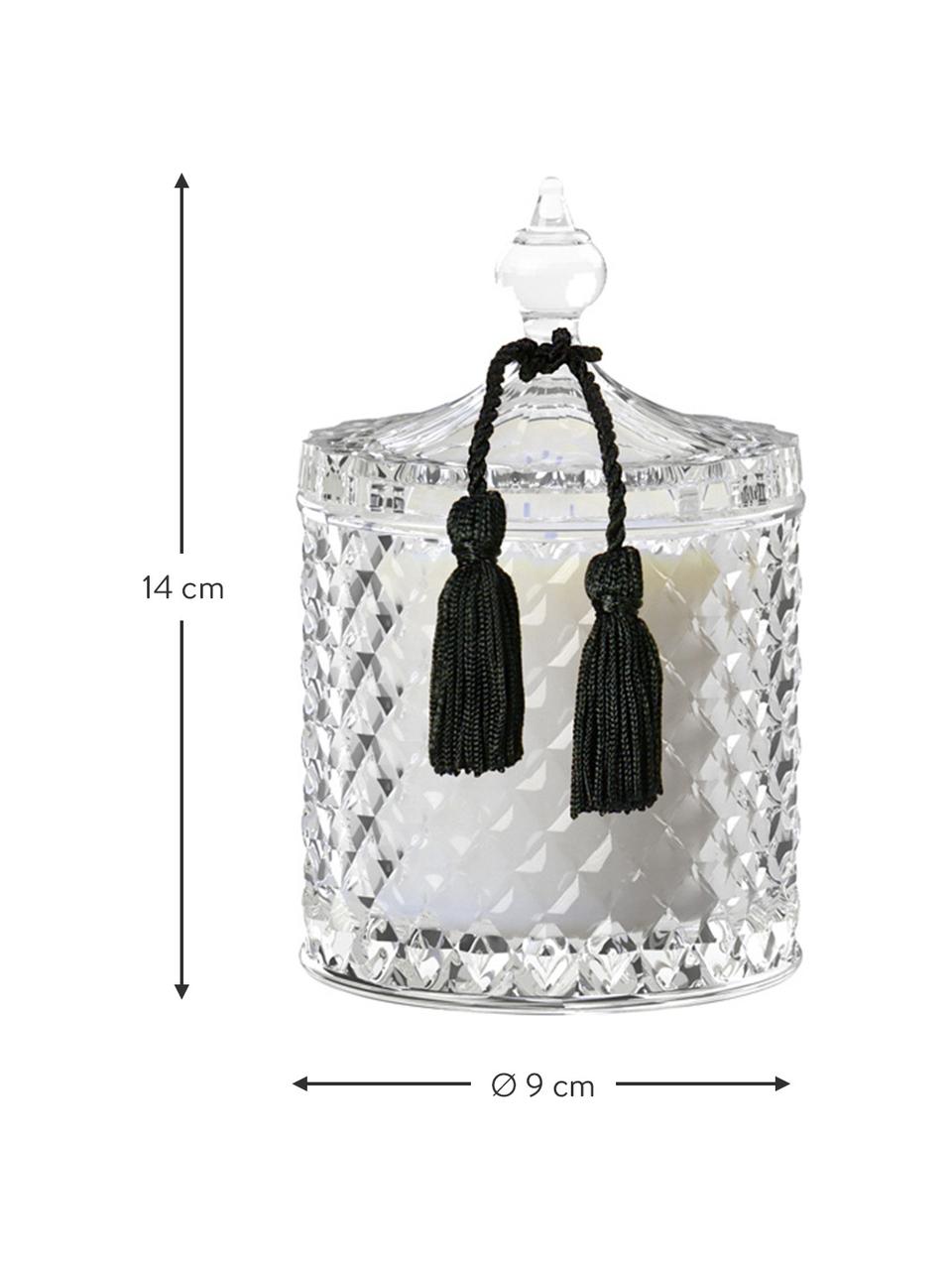 Vonná svíčka Crystalene (limetka, bazalka & mandarinka), Limetka, bazalka, mandarinka, Ø 9 cm, V 14 cm