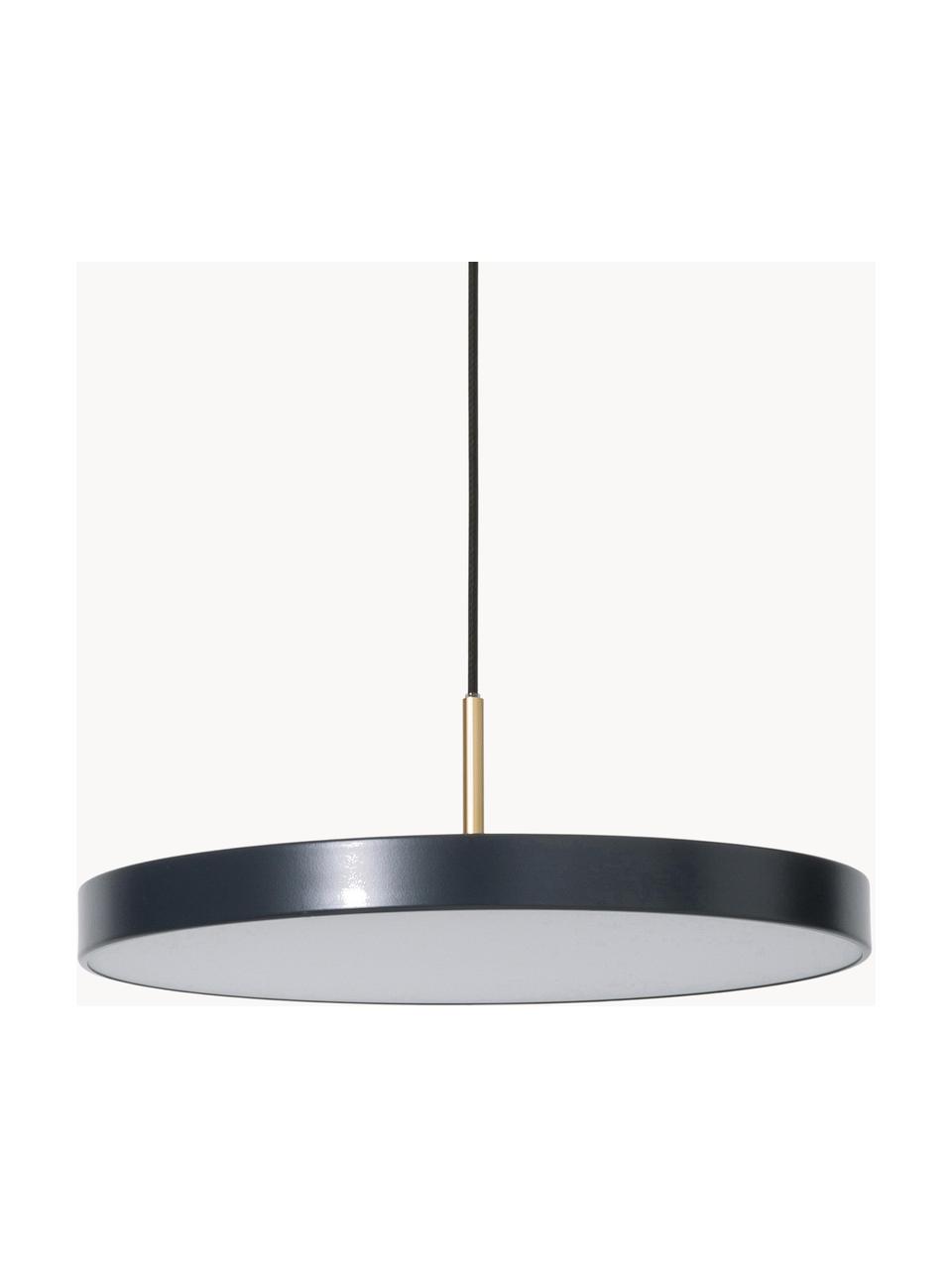 Design LED hanglamp Asteria, Zwart, Ø 15 x H 6 cm