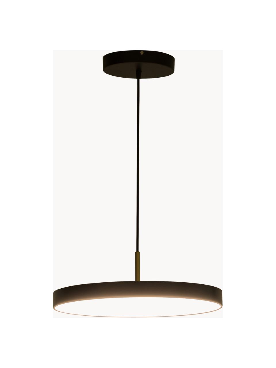 Design LED hanglamp Asteria, Zwart, Ø 15 x H 6 cm