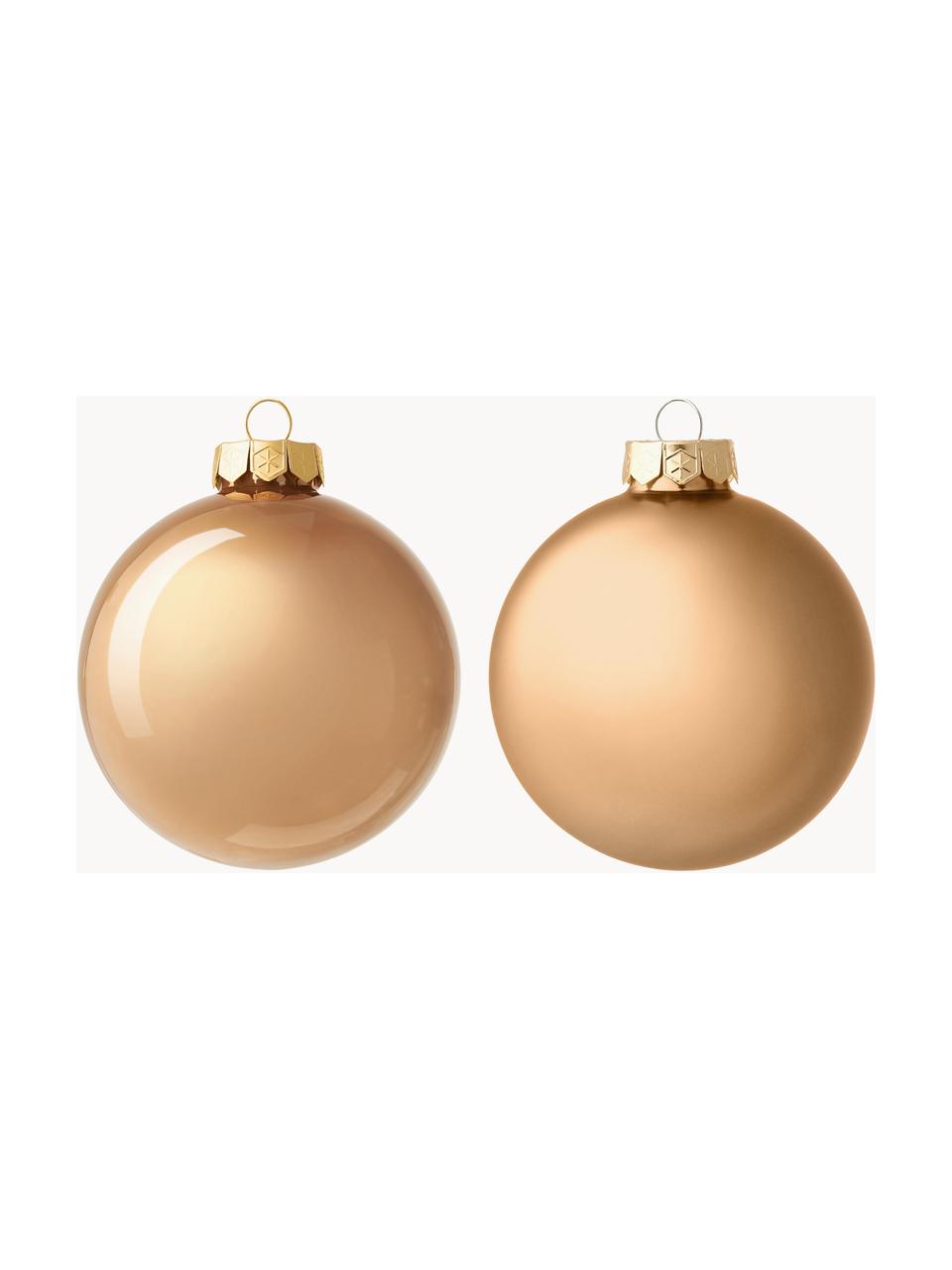 Set palline di Natale Evergreen 6 pz, Beige chiaro, Ø 8 cm, 6 pz