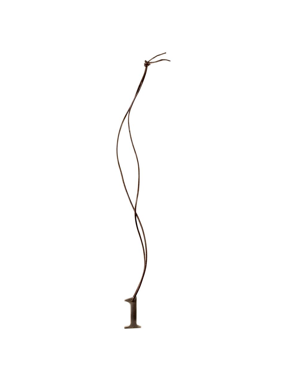 Kaarsen hanger Dana, 4 stuks, Zilverkleurig, bruin, B 2 cm x H 3 cm