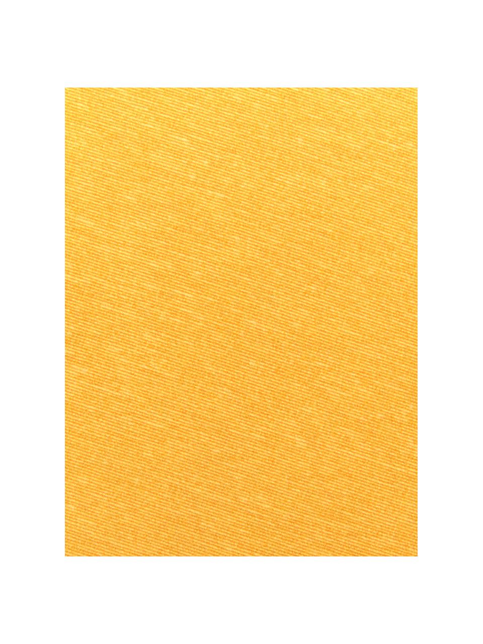 Cojín de banco Panama, 50% algodón, 45% poliéster, 5% otras fibras, Amarillo, An 48 x L 120 cm