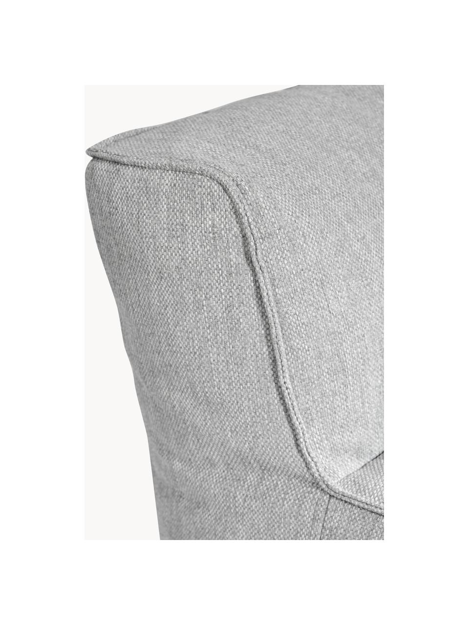 Módulo central de exterior sofá Grow, Tapizado: 100% poliéster, resistent, Tejido gris claro, An 75 x F 95 cm