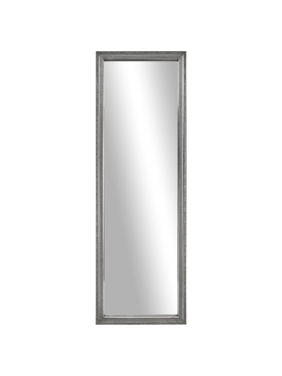 Barokní nástěnné zrcadlo Muriel, Stříbrná, Š 50 cm, V 150 cm