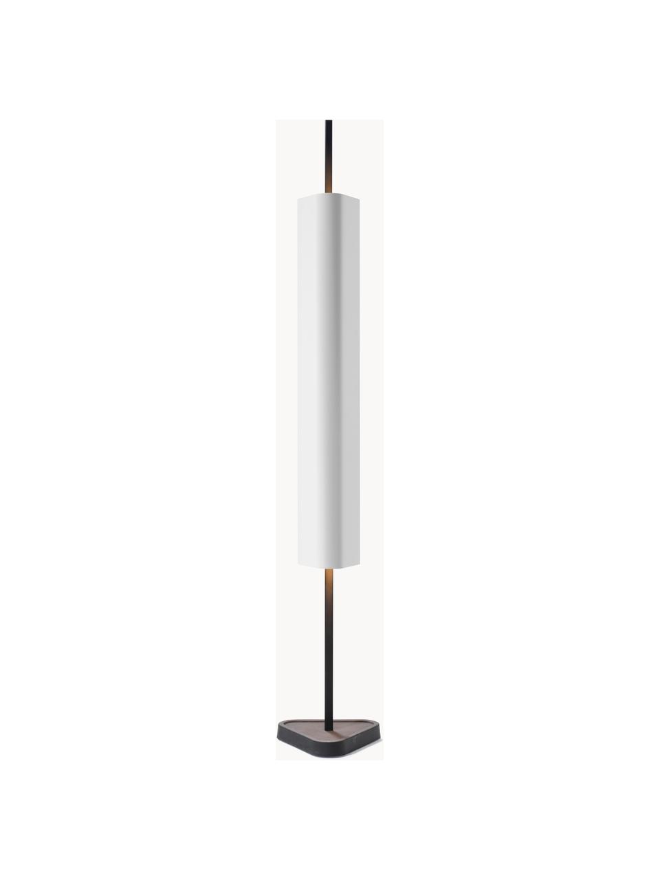 Lampa stołowa LED z funkcją przyciemniania Emi, Aluminium powlekane, Biały, czarny, S 20 x W 114 cm