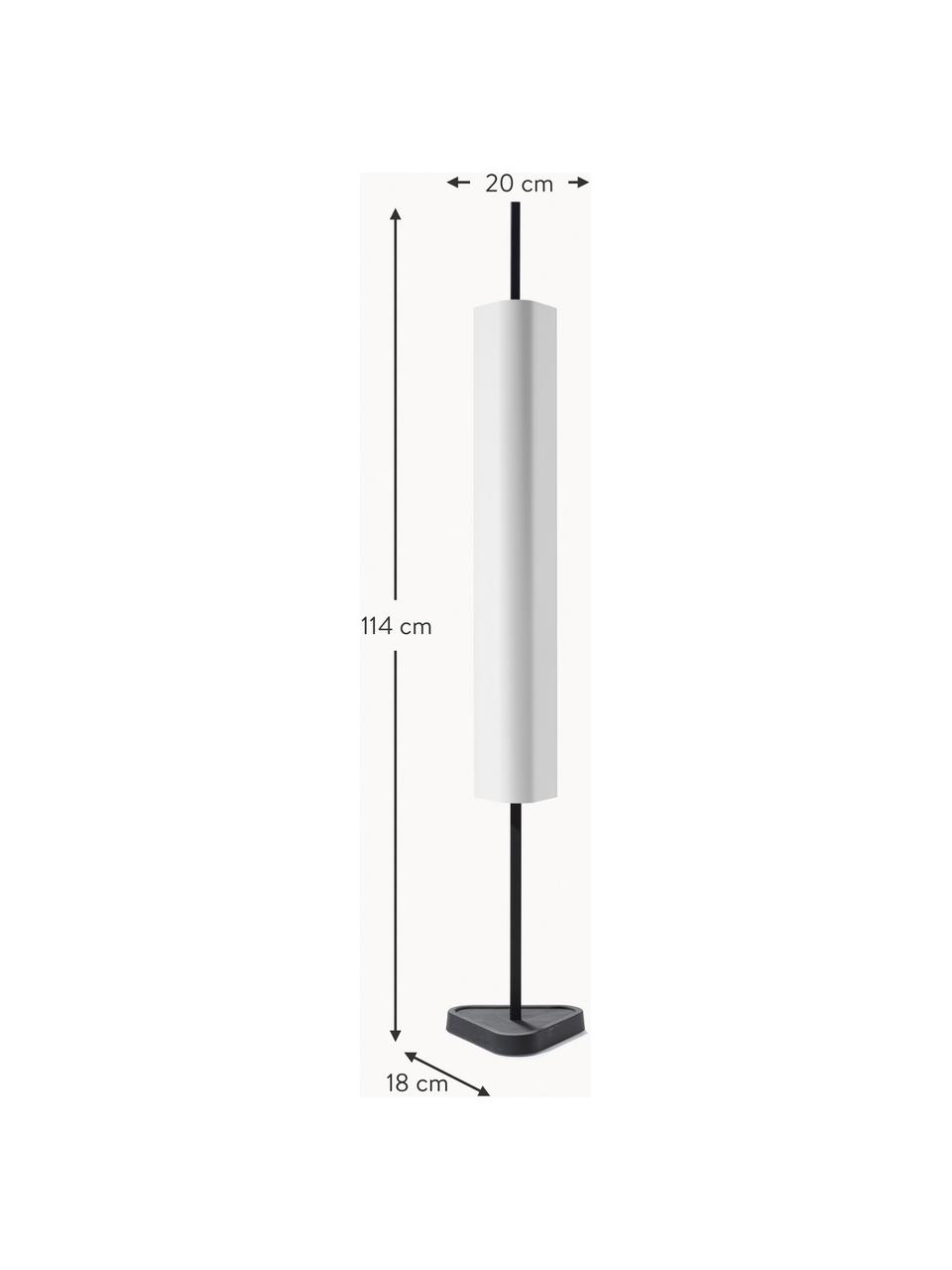 Lampa stołowa LED z funkcją przyciemniania Emi, Aluminium powlekane, Biały, czarny, S 20 x W 114 cm