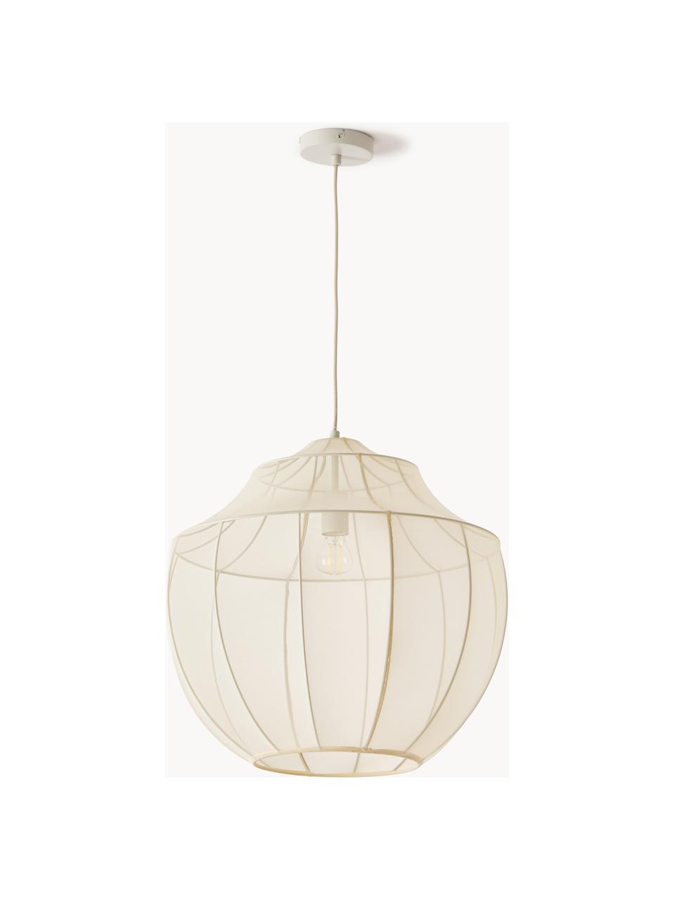 Suspension en tulle Beau, Beige clair, Ø 55 x haut. 52 cm