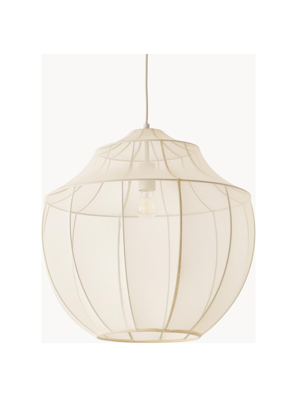 Suspension en tulle Beau, Beige clair, Ø 55 x haut. 52 cm