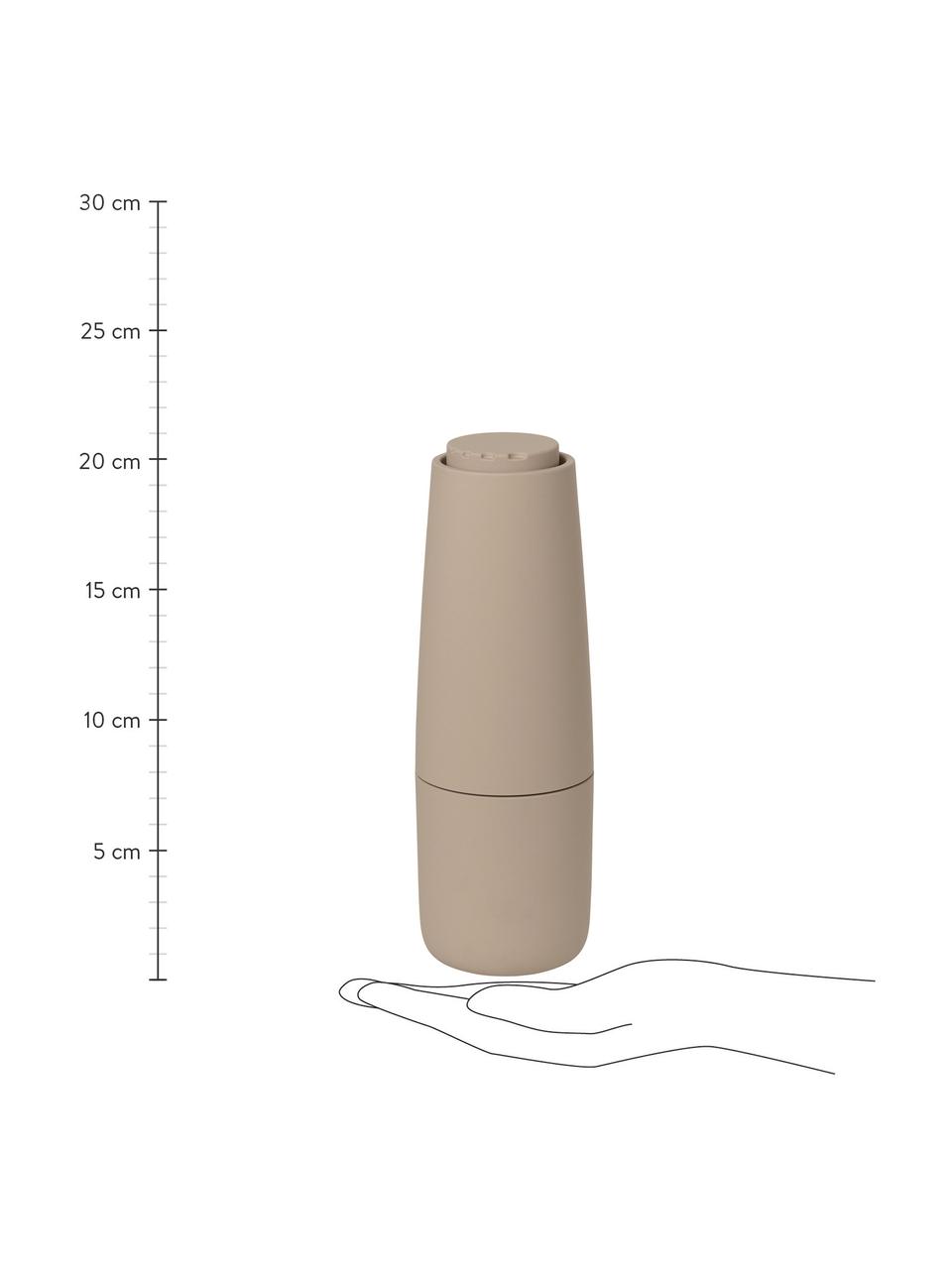 Set macina sale e pepe Salpi 2 pz, Coperchio: materiale sintetico, Beige, grigio chiaro, Ø 7 x Alt. 20 cm