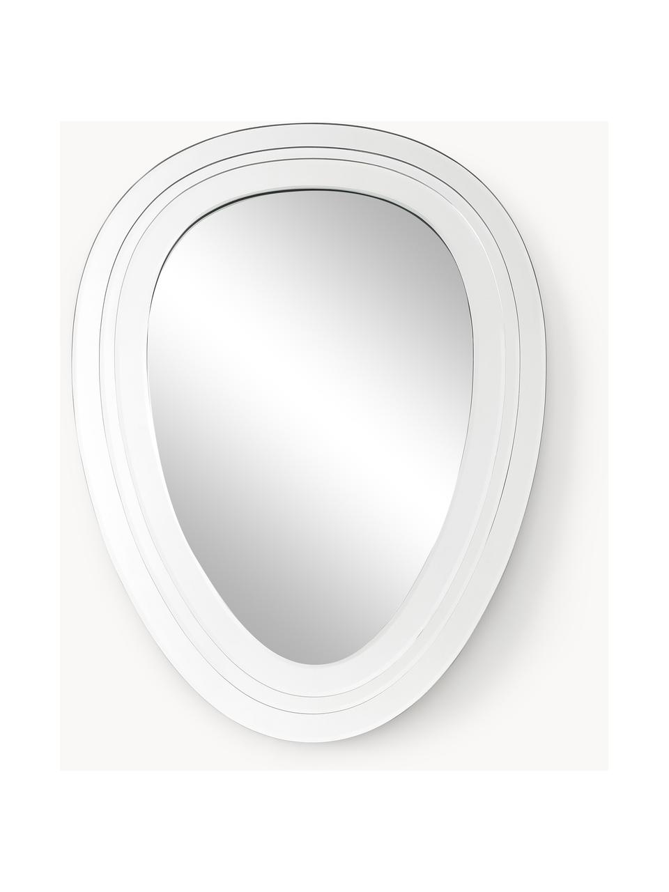 Espejo de pared Rocco, Reverso: Tablero de fibra de densi, Plateado, An 60 x Al 80 cm