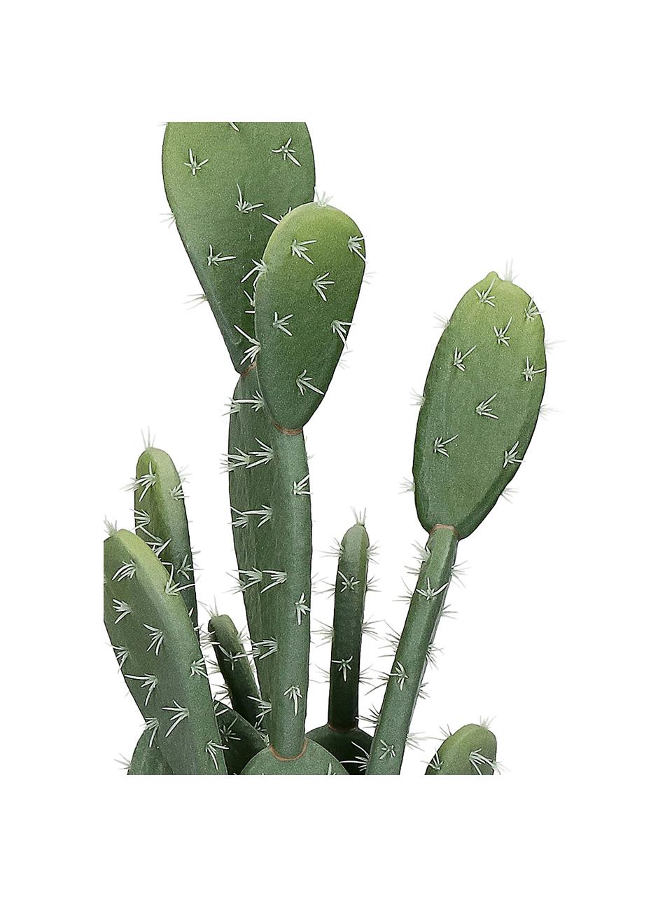 Cactus artificial con maceta Love, Verde, terracota, Ø 13 x Al 46 cm