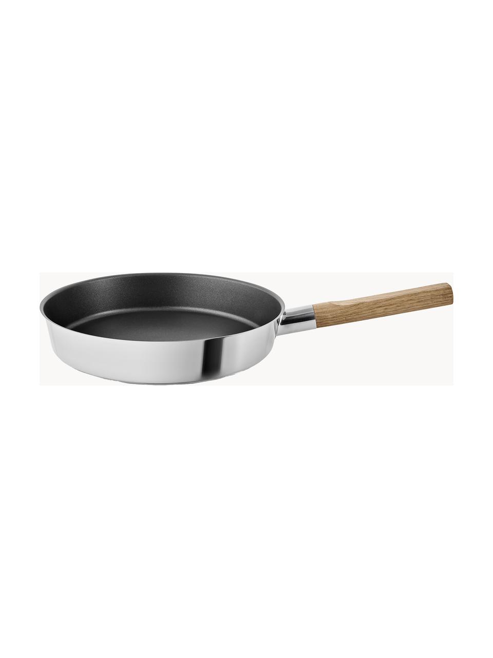 Pánev s nepřilnavou vrstvou Nordic Kitchen, Stříbrná, dubové dřevo, Ø 29 cm, V 9 cm