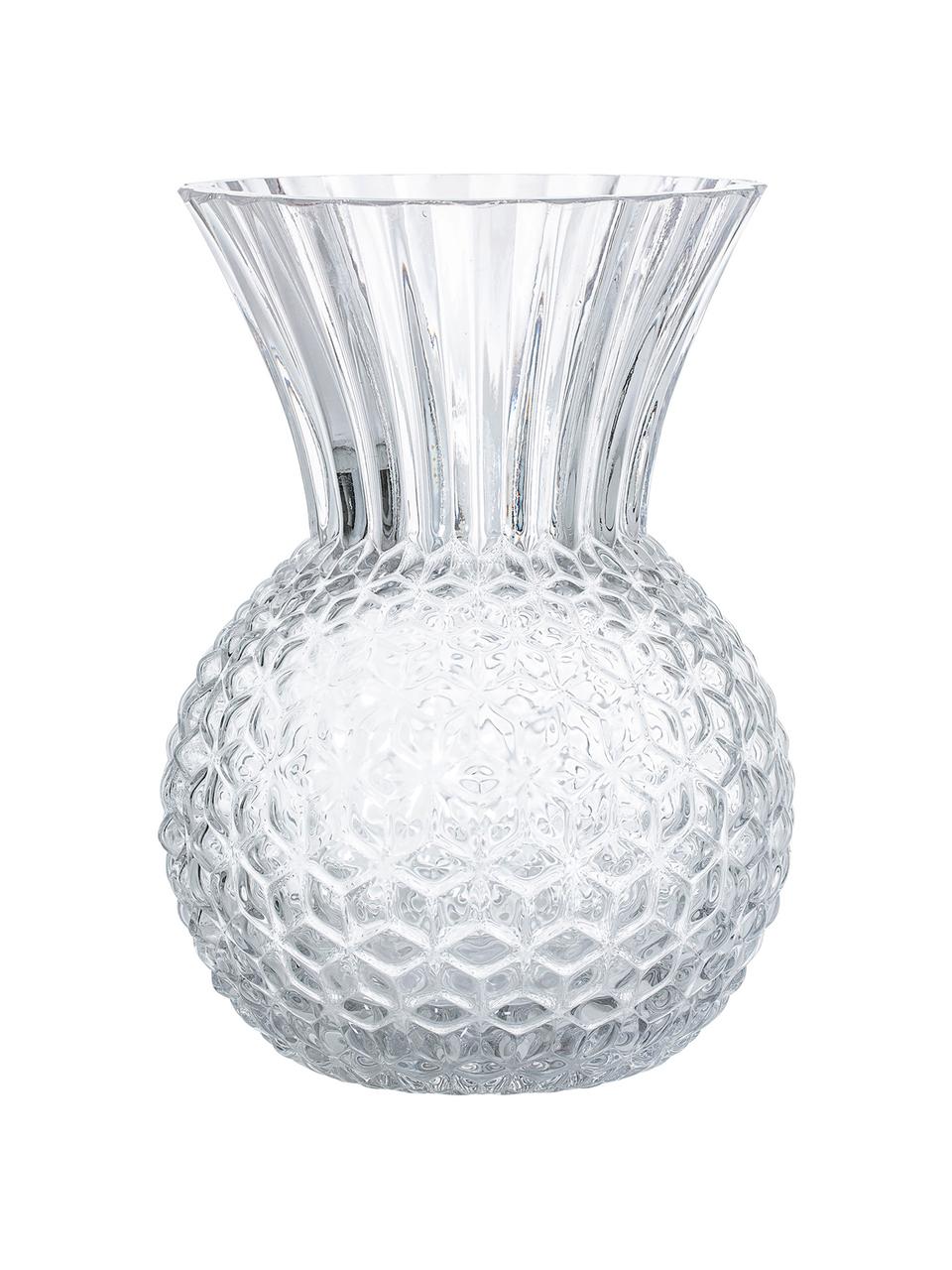 Sklenená váza Clear, Priehľadná