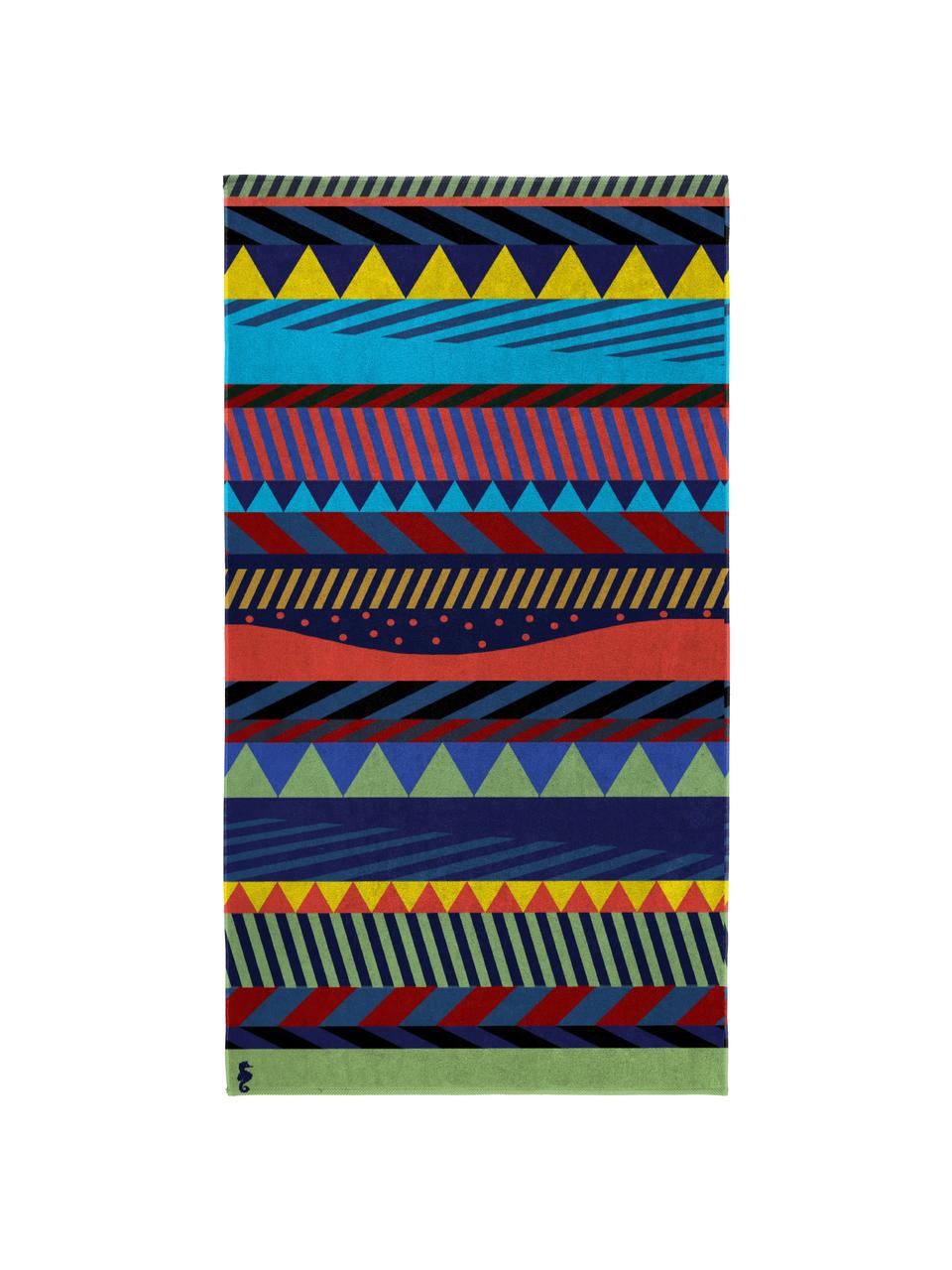 Serviette de plage ethnique Capetown, Multicolore