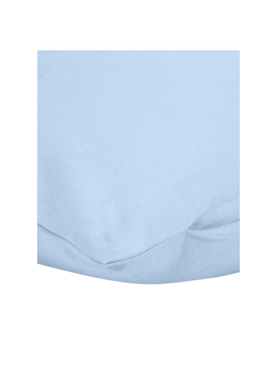 Flanell-Kissenbezüge Biba in Hellblau, 2 Stück, Webart: Flanell Flanell ist ein k, Hellblau, 40 x 80 cm