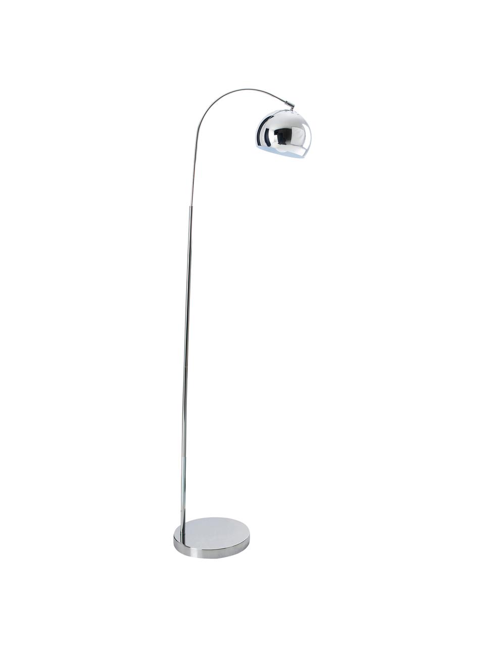 Stojací čtecí lampa Style, Stříbrná, H 45 cm, V 146 cm