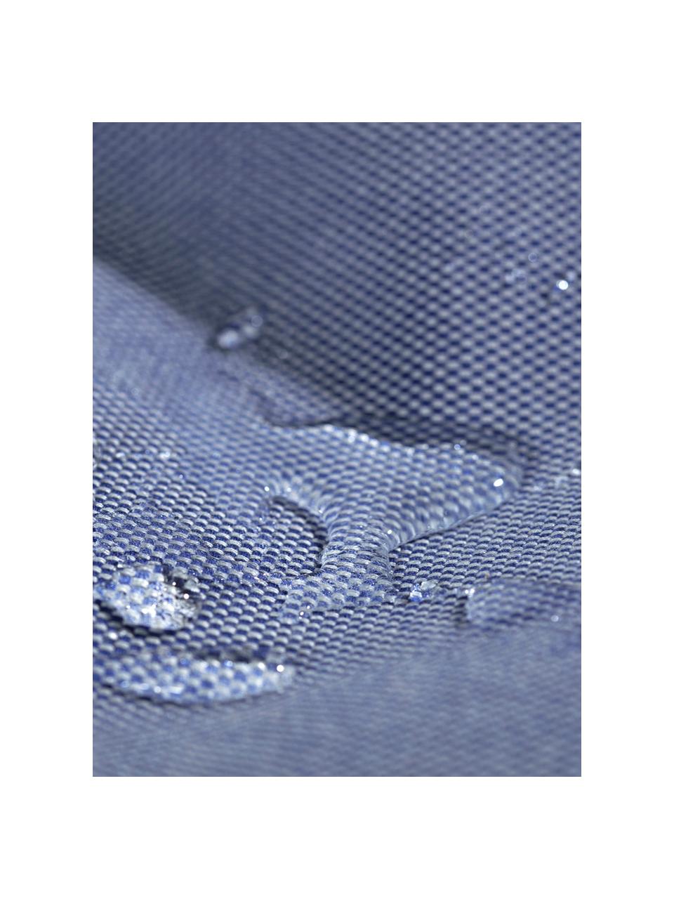 Puf de interior/exterior Dotcom, Tapizado: 100% poliacrílico, fibras, Azul, Ø 60 x Al 40 cm