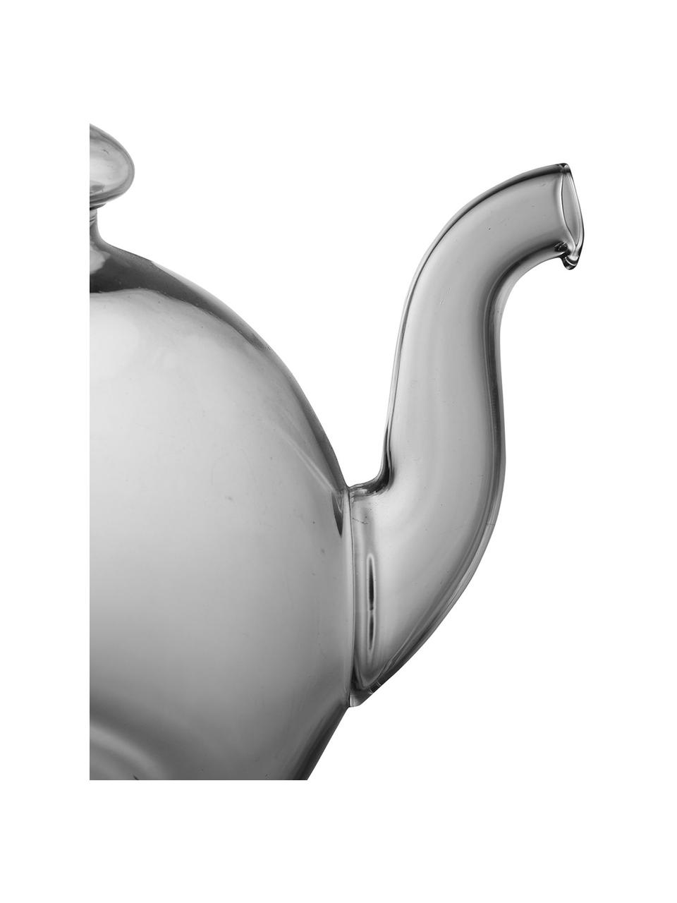 Théière avec passoire à thé et couvercle Argyle, Transparent, couleur argentée