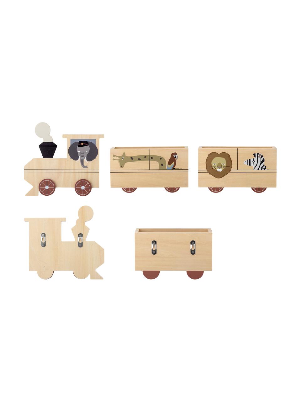 Holz-Wandregal Mallen, Mitteldichte Holzfaserplatte (MDF), Holz, B 60 x H 20 cm