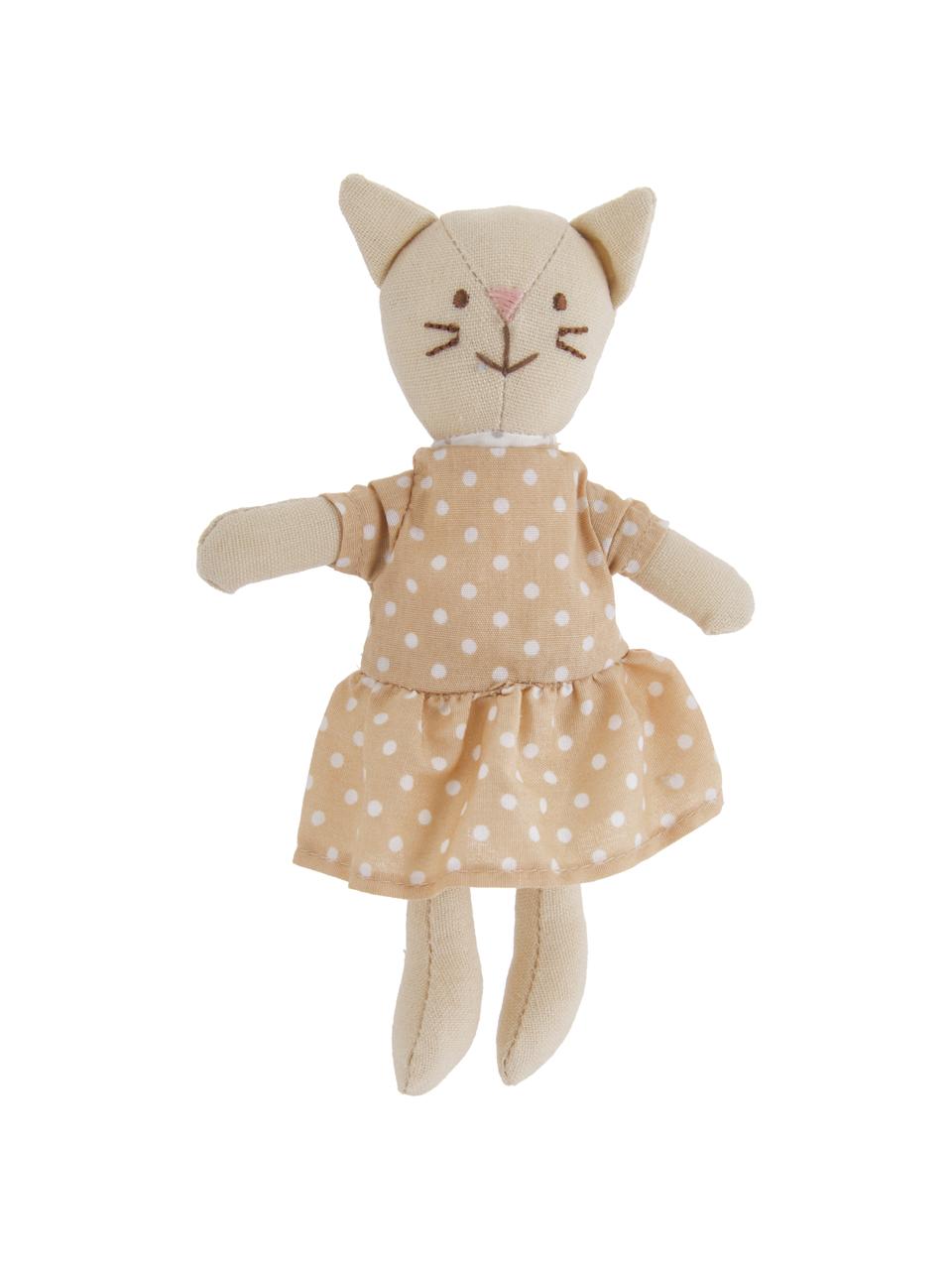 Kuscheltiere-Set Friends, 6er-Set, Beige, Bunt, B 10 x H 16 cm
