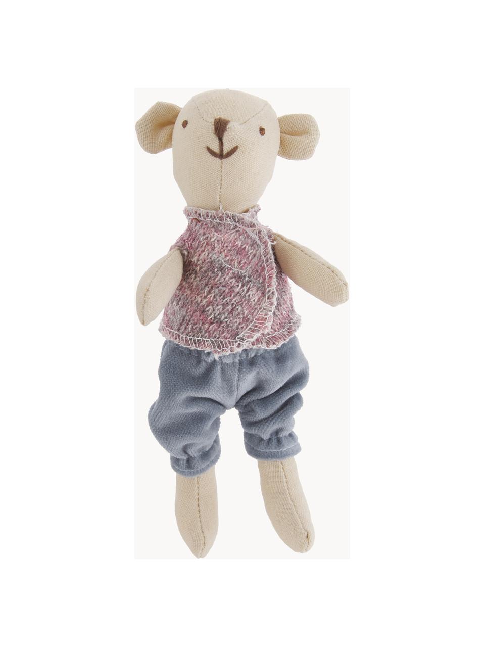 Kuscheltiere Friends, 6er-Set, Hellbeige, Bunt, B 10 x H 16 cm