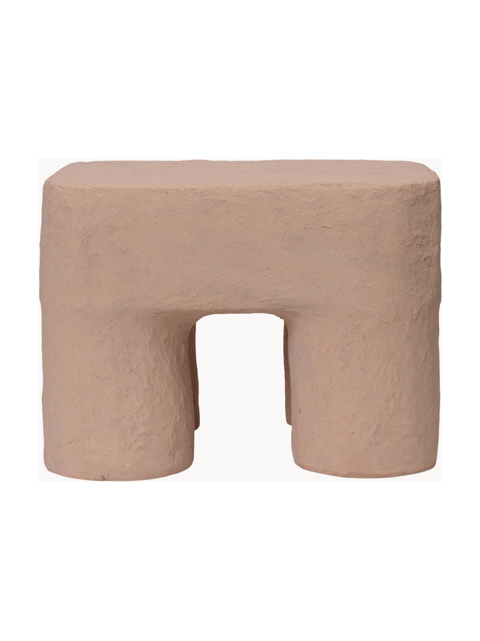 Handgefertigter Kinderhocker Podo, Karton, Post-Consumer-Baumwolle

Dieses Produkt wird aus nachhaltig gewonnenem, FSC®-zertifiziertem Holz gefertigt., Altrosa, B 34 x H 25 cm