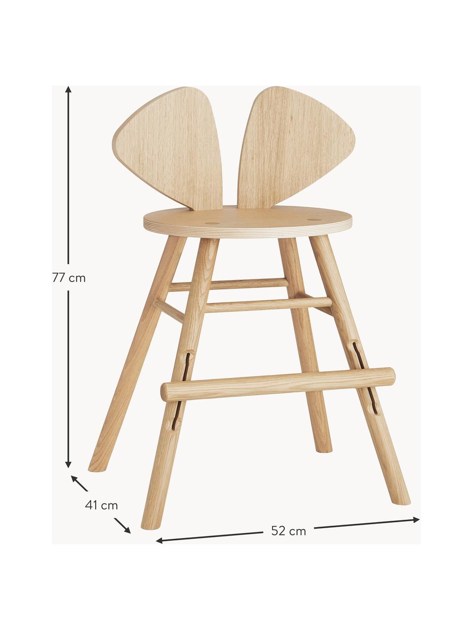 Chaise en bois pour enfant Mouse, Bois de chêne, laqué

Ce produit est fabriqué à partir de bois certifié FSC® issu d'une exploitation durable, Chêne, larg. 52 x prof. 41 cm