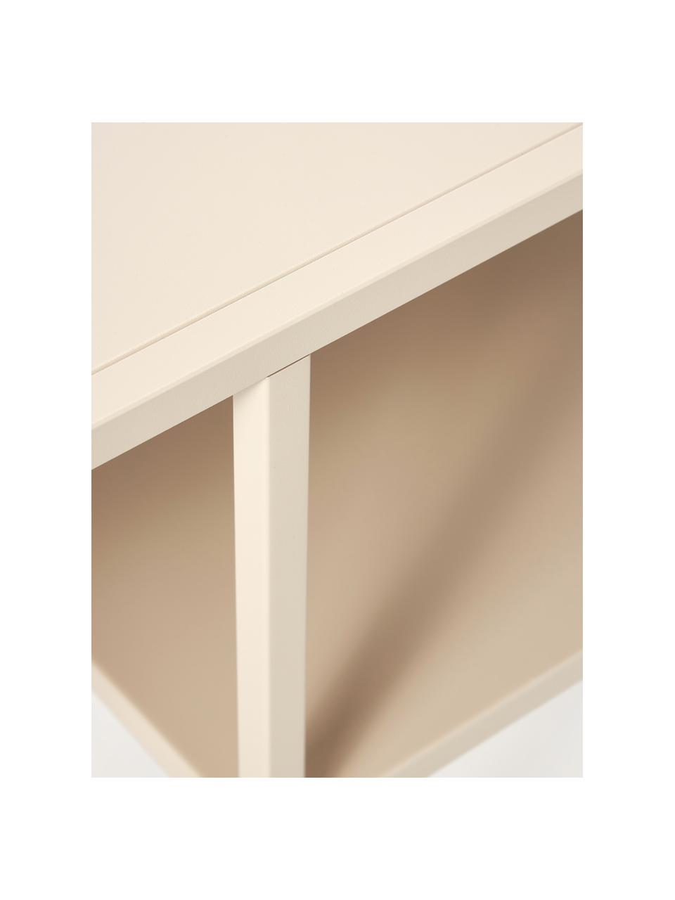 Table basse en métal Neptun, Métal, revêtement par poudre, Beige, larg. 90 x prof. 60 cm