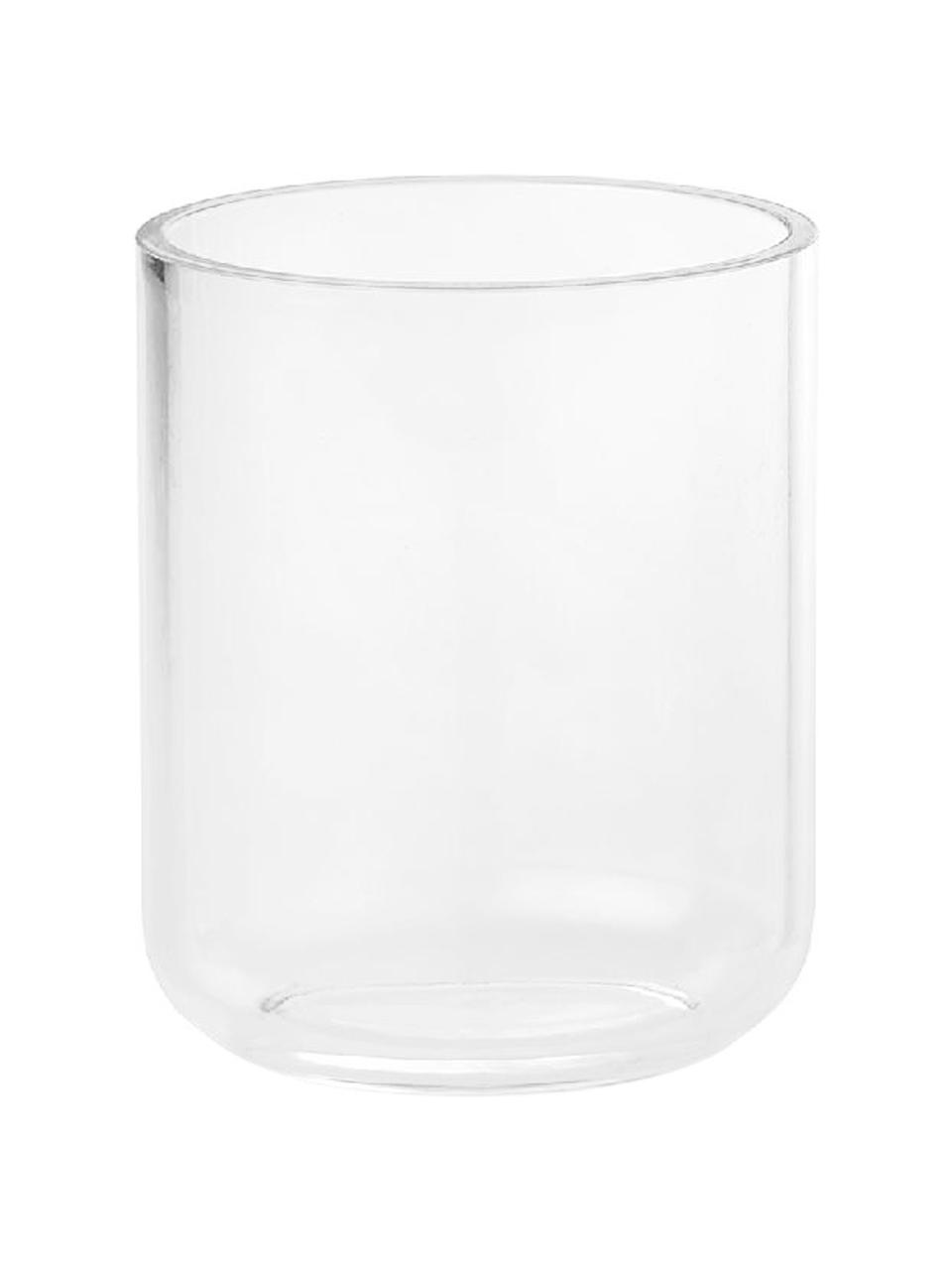 Tandenborstelbeker Delan van acrylglas, Acrylglas, Transparant, Ø 9 x H 12 cm