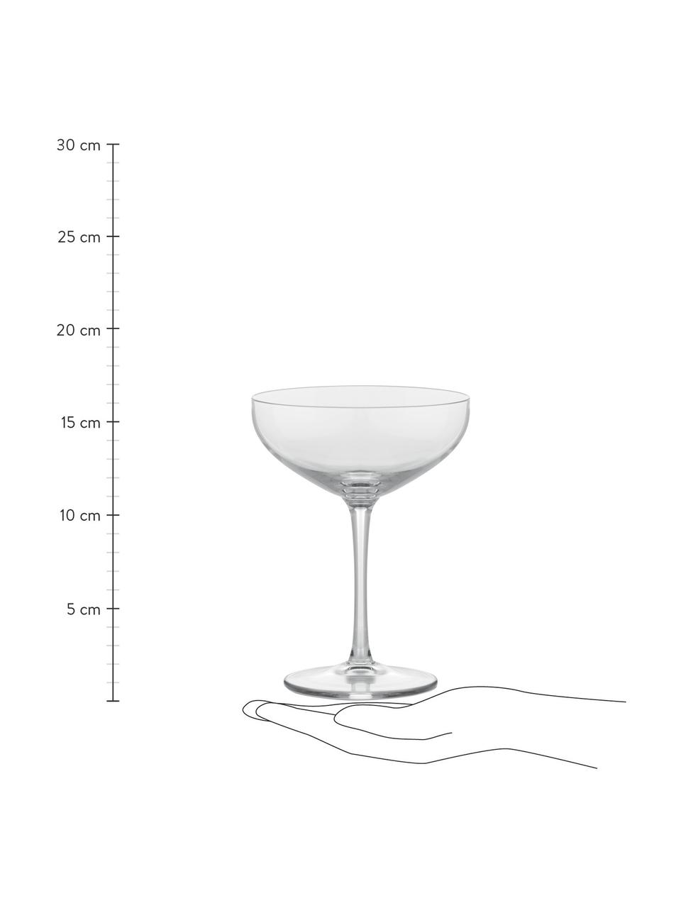 Champagneglazen Premium, 2 stuks, Loodvrij glas, Transparant, Ø 13 x H 17 cm, 390 ml