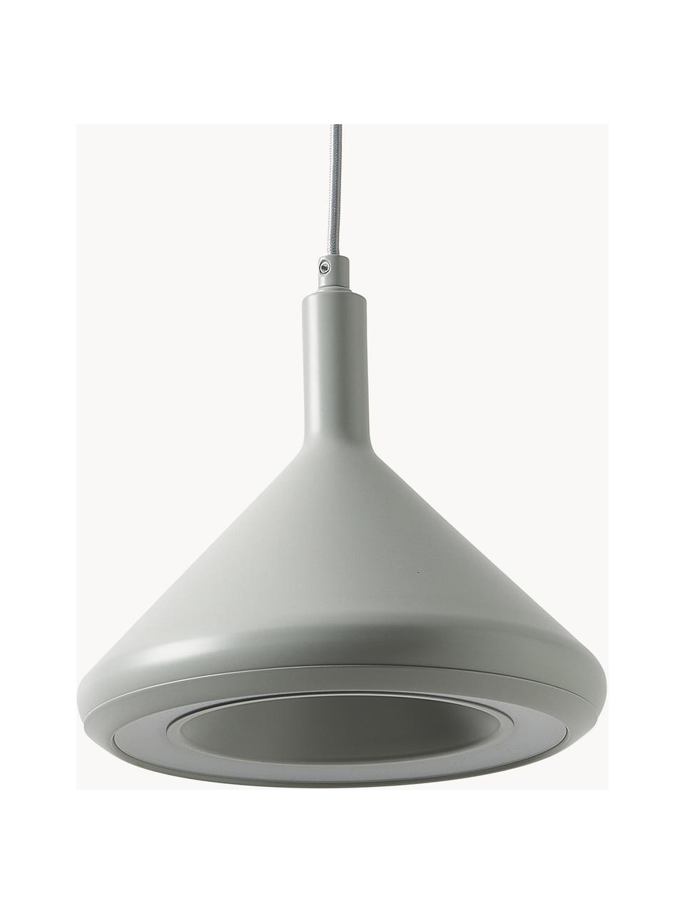 Suspension LED Alva, Gris clair, Ø 24 x haut. 21 cm