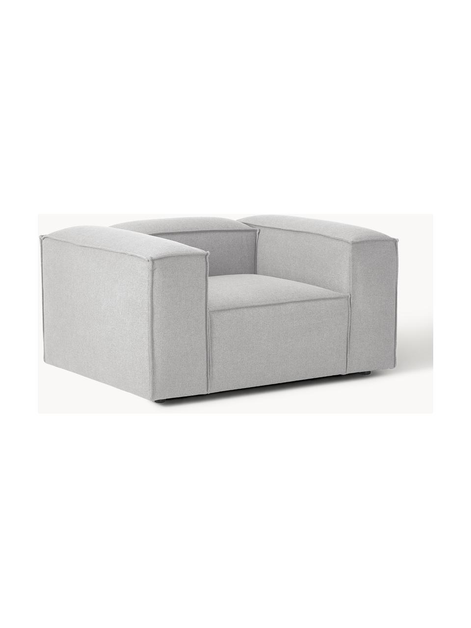 Sillón Lennon, Tapizado: 100% poliéster Alta resis, Estructura: madera de pino maciza, ma, Patas: plástico Este producto es, Tejido gris, An 130 x F 101 cm