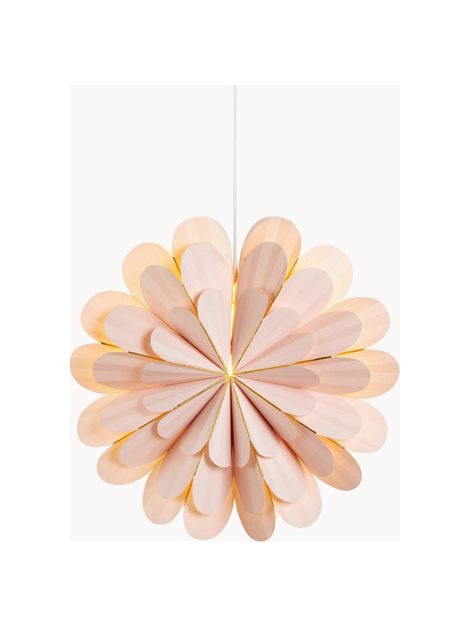 Handgemaakte lichtster Marigold, Abrikoos, Ø 45 cm