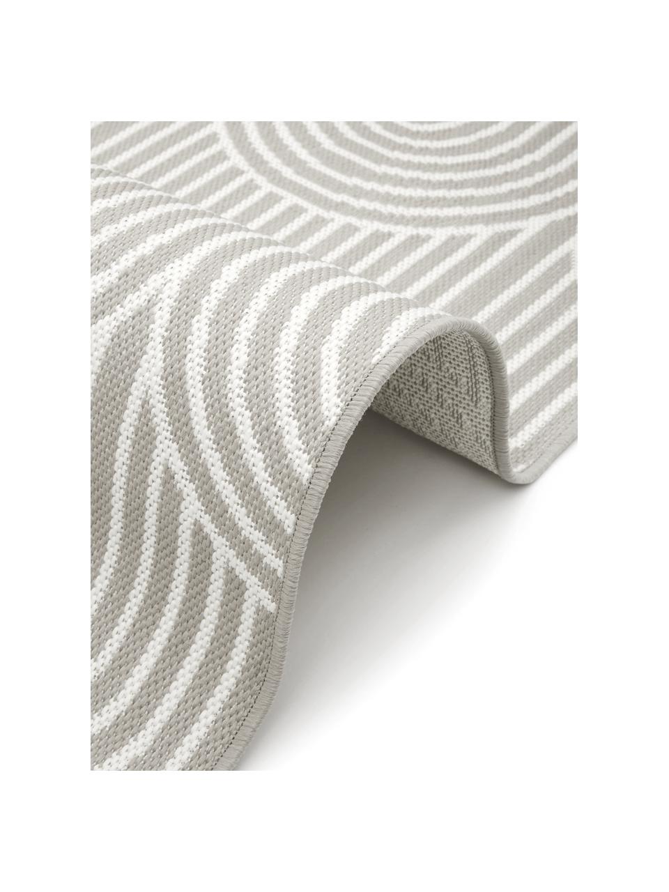 In- & Outdoorteppich Arches in Grau/Weiß, 86% Polypropylen, 14% Polyester, Grau, B 120 x L 170 cm (Größe S)