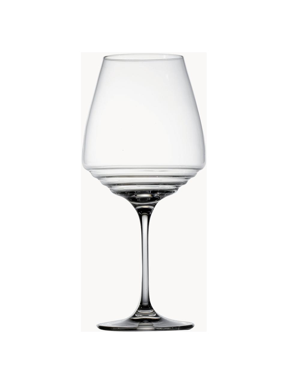 Copas de vino tinto de cristal Esperienze, 2 uds., Cristal, Transparente, Ø 11 x Al 24 cm, 800 ml