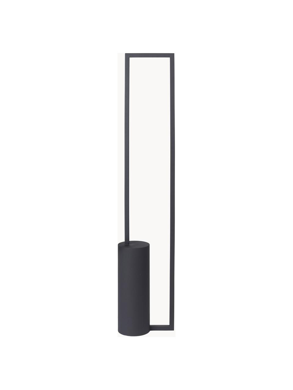 Stojacia LED lampa Geometric, Čierna, V 130 cm